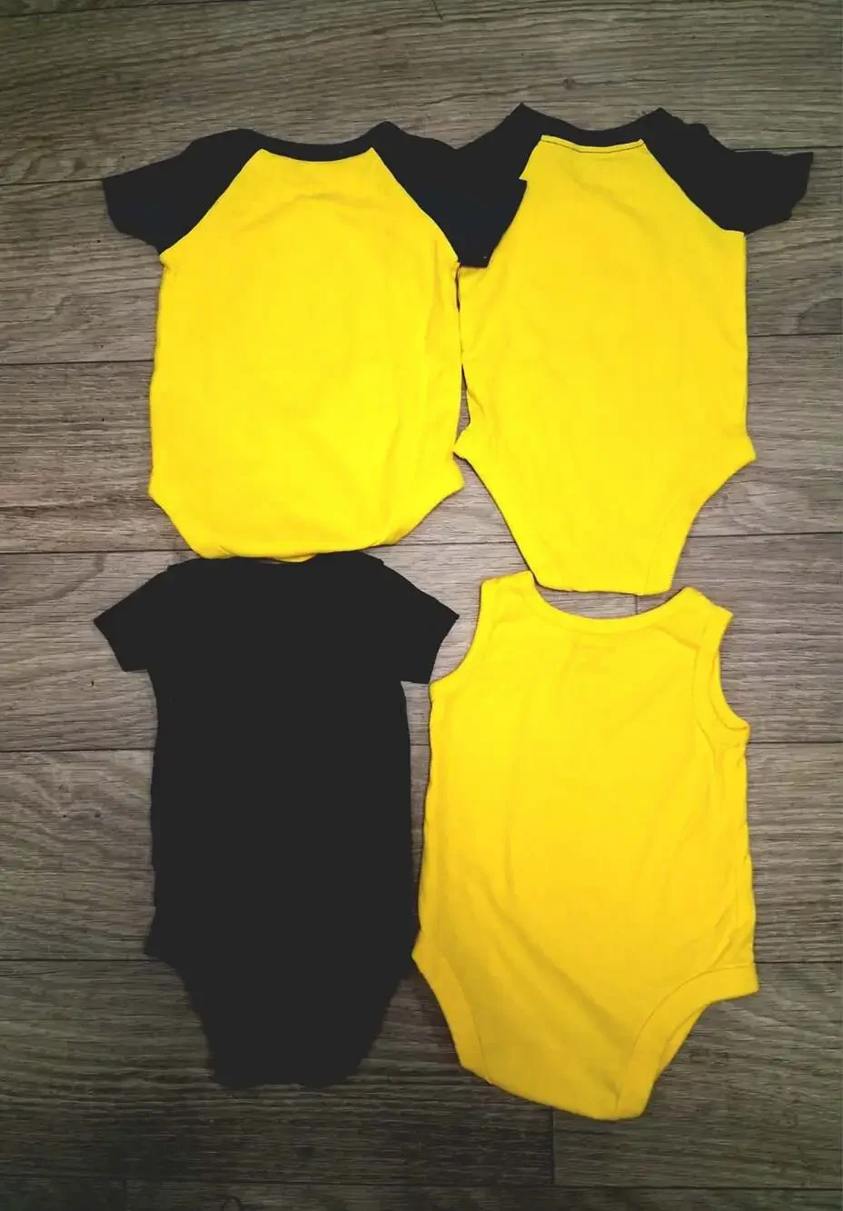 Garanimals & Child of Mine Baby Boys Short Sleeve Bodysuits Lot of 4 Size 3-6M